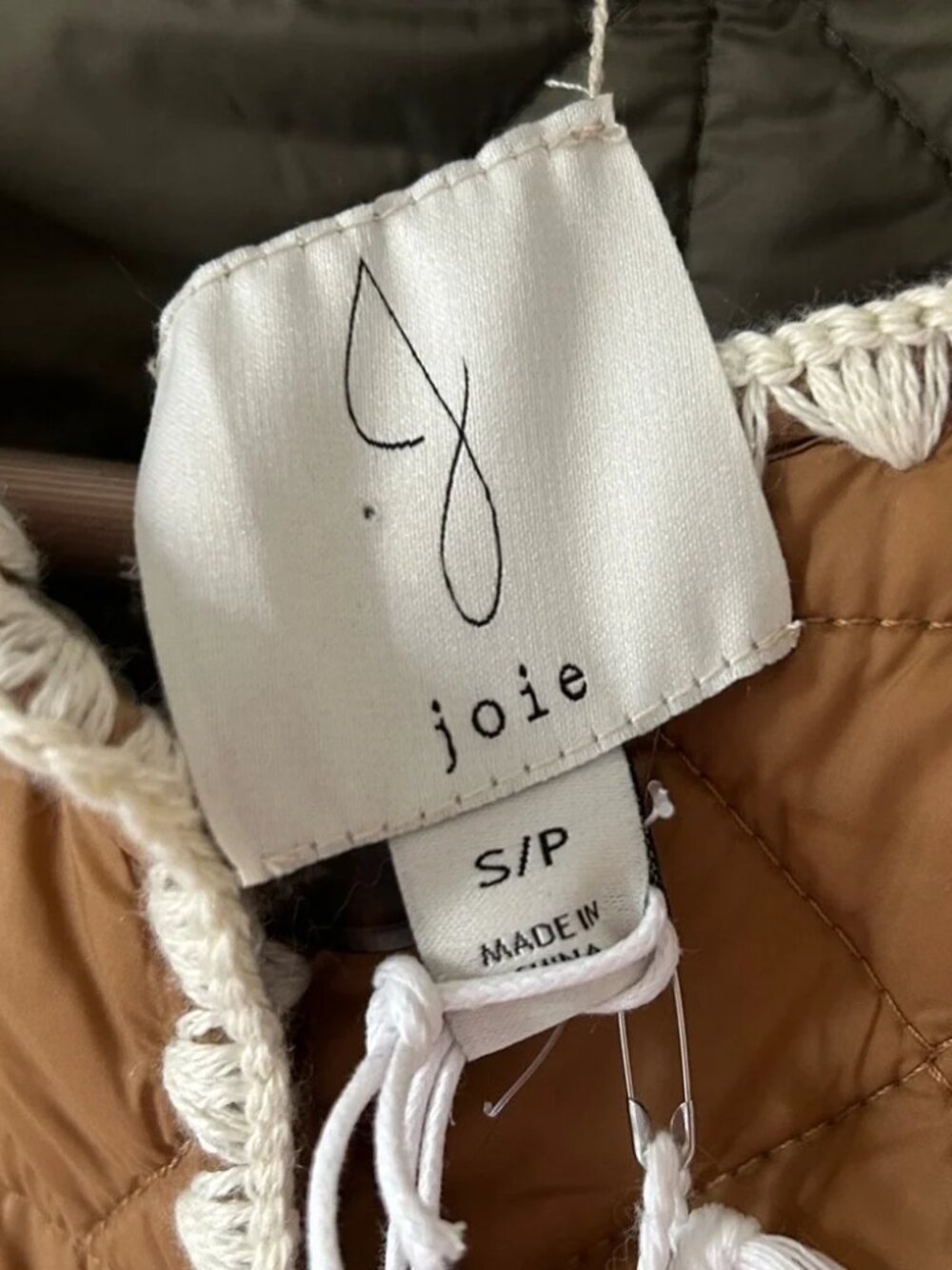Joie Whipstitch Quilted Reversible Jacket Small - Picture 5 of 5